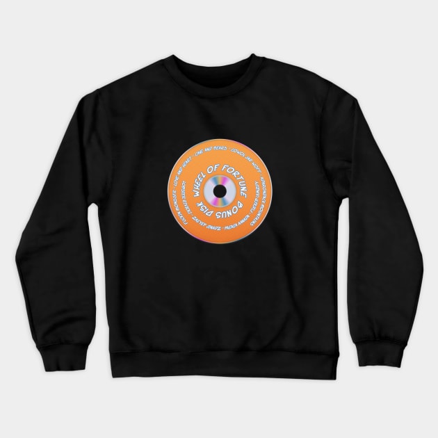 Game Grumps Wheel of Fortune Bonus CD Crewneck Sweatshirt by astrellonart